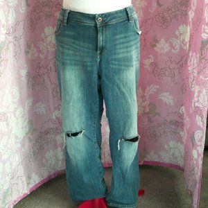 Lucky Brand stressed petite jeans